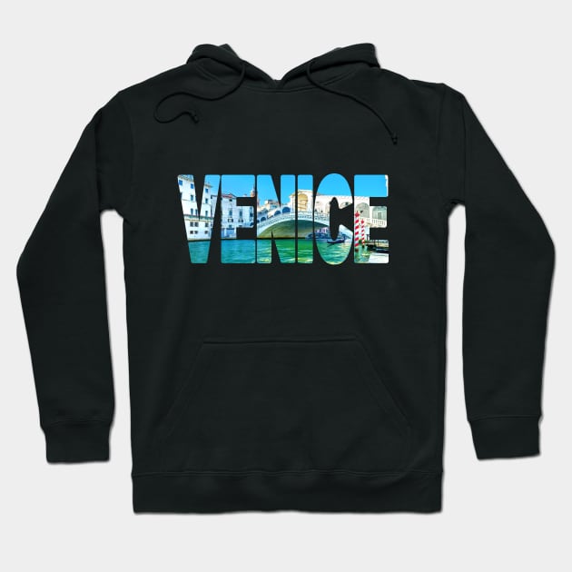 VENICE - Italy Rialto Bridge Hoodie by TouristMerch